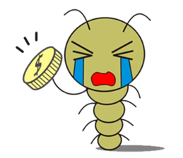 worm 3 sticker #7398071