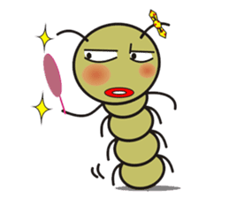 worm 3 sticker #7398074