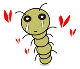 worm 3 sticker #7398087