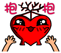 Hot-blooded girl sticker #7398413