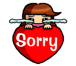 Hot-blooded girl sticker #7398451