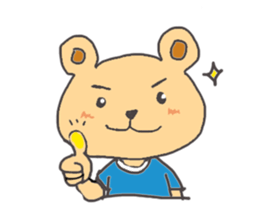 Emotion of Bear sticker #7398612