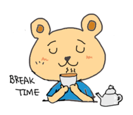 Emotion of Bear sticker #7398614