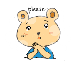 Emotion of Bear sticker #7398615