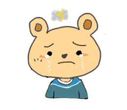 Emotion of Bear sticker #7398617
