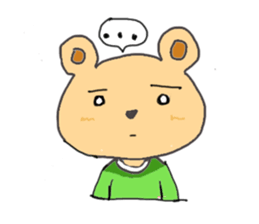 Emotion of Bear sticker #7398618