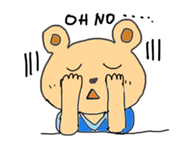 Emotion of Bear sticker #7398621
