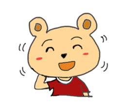 Emotion of Bear sticker #7398623