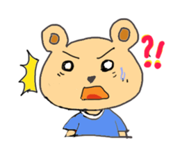 Emotion of Bear sticker #7398625