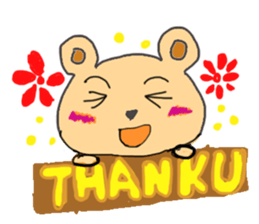 Emotion of Bear sticker #7398626