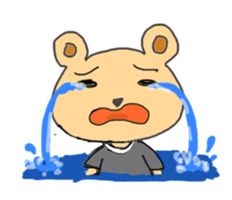 Emotion of Bear sticker #7398627