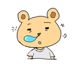 Emotion of Bear sticker #7398631