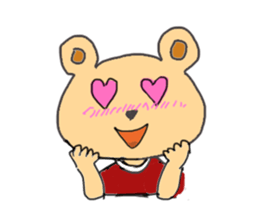 Emotion of Bear sticker #7398632