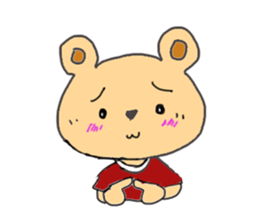 Emotion of Bear sticker #7398633