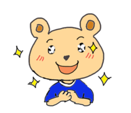 Emotion of Bear sticker #7398634