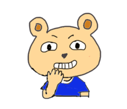 Emotion of Bear sticker #7398635