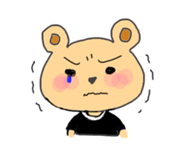 Emotion of Bear sticker #7398639