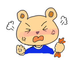 Emotion of Bear sticker #7398641