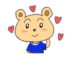 Emotion of Bear sticker #7398642