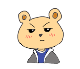 Emotion of Bear sticker #7398643