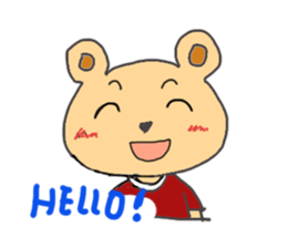 Emotion of Bear sticker #7398645