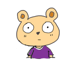 Emotion of Bear sticker #7398646
