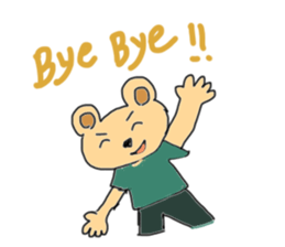 Emotion of Bear sticker #7398648