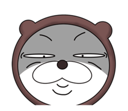 A bear in a leotard makes you happy. sticker #7399128