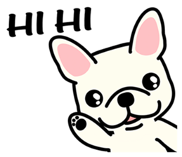 Cute French Bulldog 1 sticker #7399292