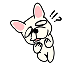 Cute French Bulldog 1 sticker #7399305