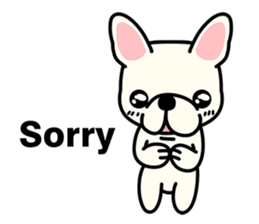 Cute French Bulldog 1 sticker #7399306