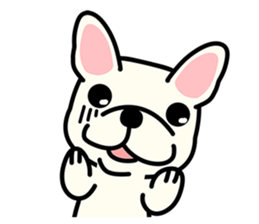 Cute French Bulldog 1 sticker #7399310