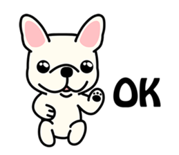 Cute French Bulldog 1 sticker #7399313