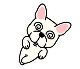 Cute French Bulldog 1 sticker #7399315