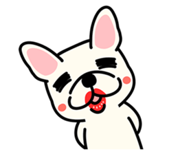 Cute French Bulldog 1 sticker #7399324