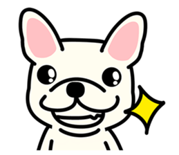 Cute French Bulldog 1 sticker #7399328