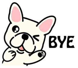 Cute French Bulldog 1 sticker #7399331