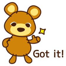 Charlie Koeman Bear 2 (English version) sticker #7399446