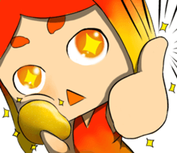 Anthropomorphic Taiwan mango NO.2 sticker #7399576