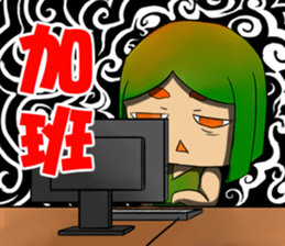 Anthropomorphic Taiwan mango NO.2 sticker #7399605