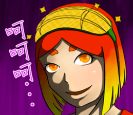 Anthropomorphic Taiwan mango NO.2 sticker #7399611