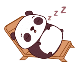 Malwynn the Panda Bear Cute Summer Fun sticker #7399653