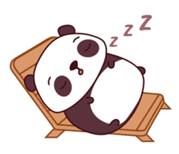 Malwynn the Panda Bear Cute Summer Fun sticker #7399653