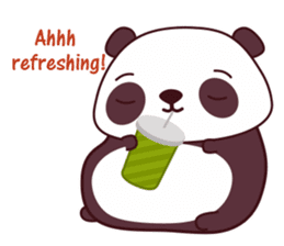 Malwynn the Panda Bear Cute Summer Fun sticker #7399668