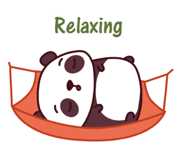 Malwynn the Panda Bear Cute Summer Fun sticker #7399671