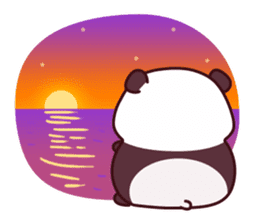Malwynn the Panda Bear Cute Summer Fun sticker #7399674