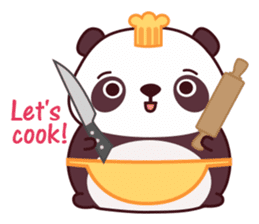 Malwynn the Panda Bear Cute Summer Fun sticker #7399679