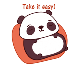 Malwynn the Panda Bear Cute Summer Fun sticker #7399681