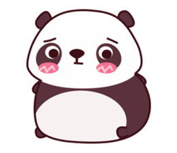 Malwynn the Panda Bear Cute Summer Fun sticker #7399683