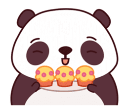 Malwynn the Panda Bear Cute Summer Fun sticker #7399685